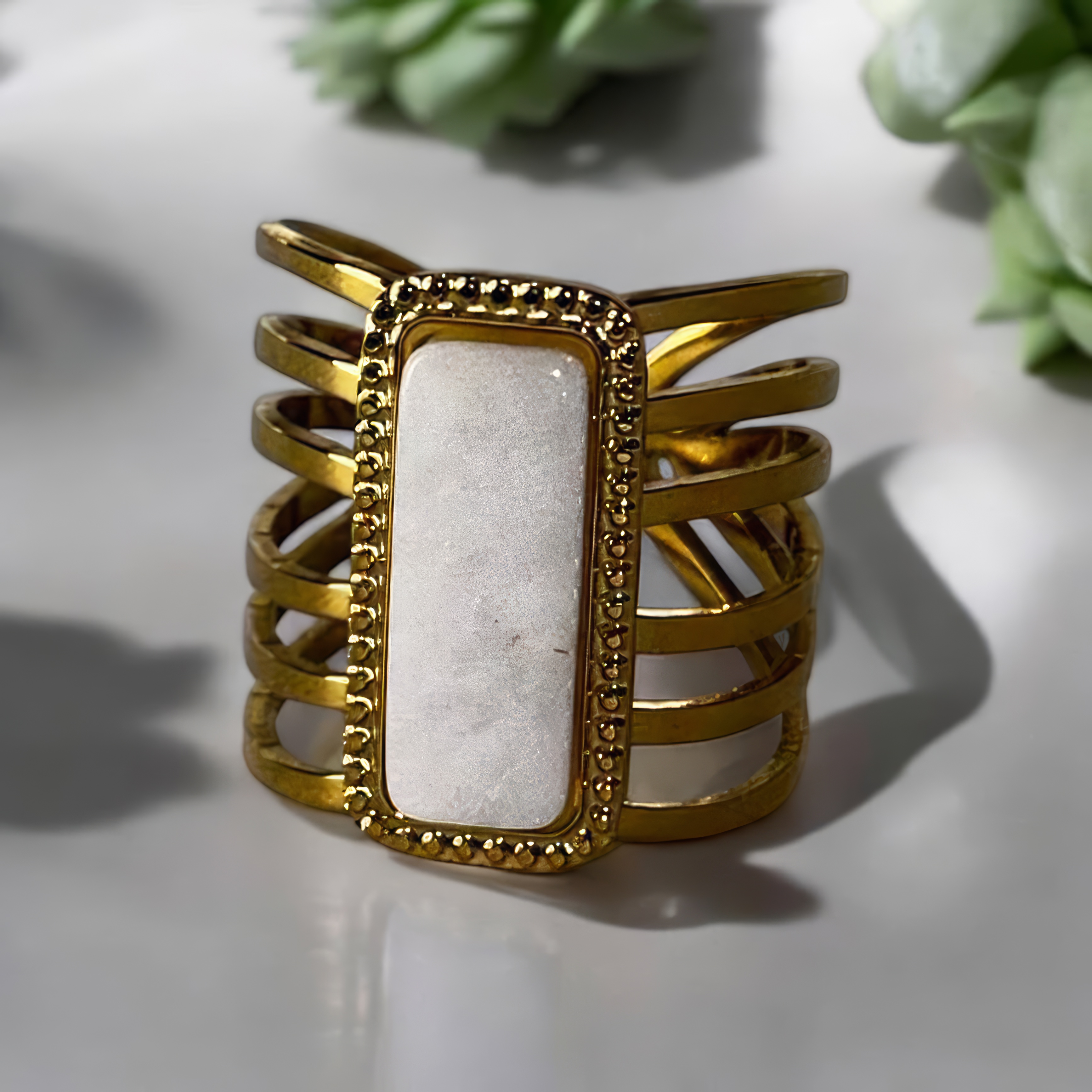 Golden Ivory Ring 